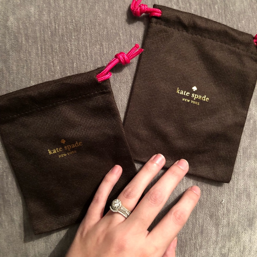 Kate Spade 💝 Set of 2 - Jewelry bag/dust bag